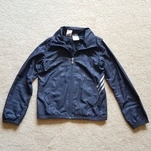 Adidas Reflective Black Zip Up Jacket